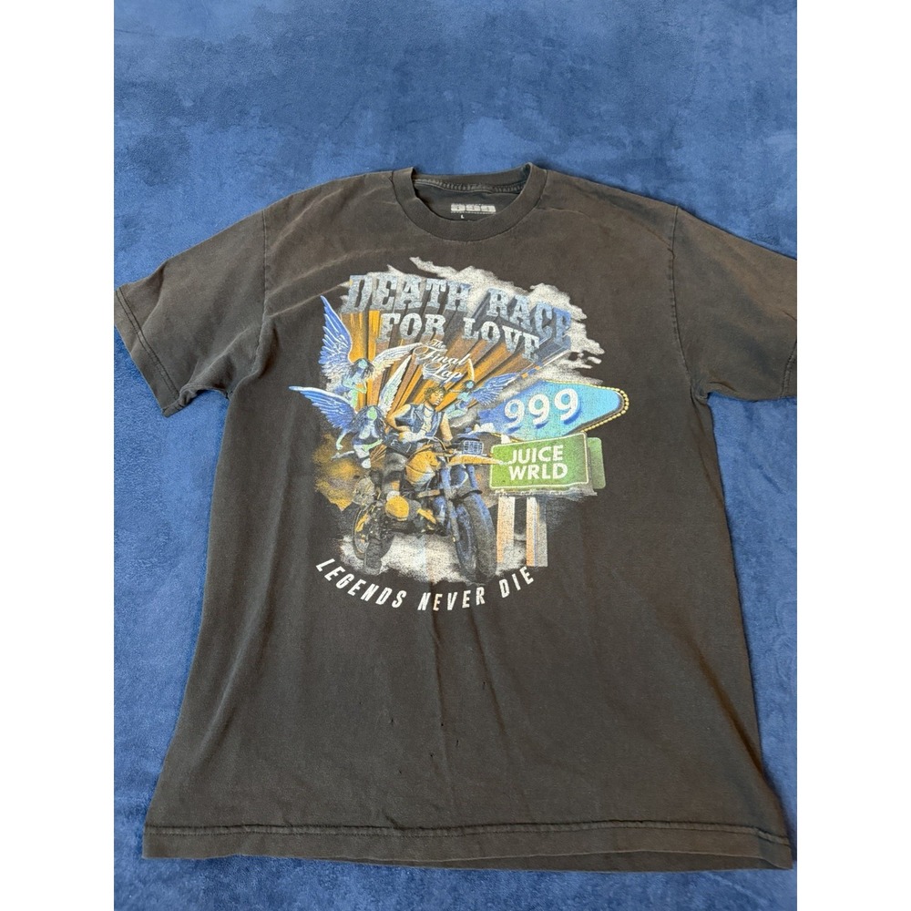 Juice WRLD Death Race For Love Mens L Official Promo T Shirt 999 Black